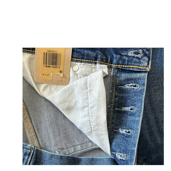 NEW Levi's  Premium RIBCAGE STRAIGHT ANKLE JEANS Sz 31 x 27 - Picture 5 of 10